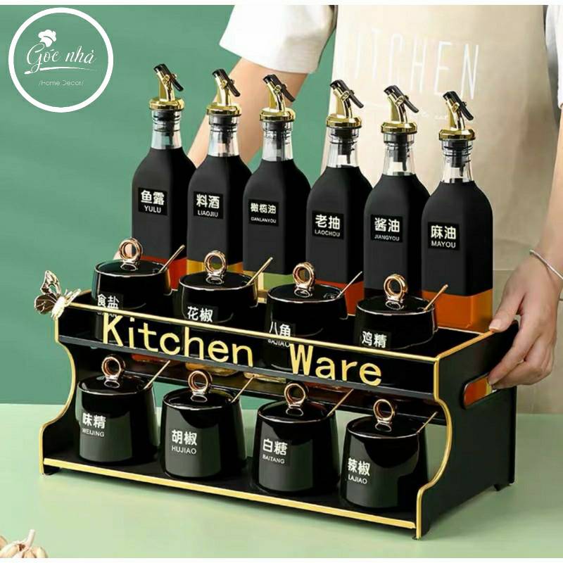 Set gia vị kitchenware 11/15 chi tiết