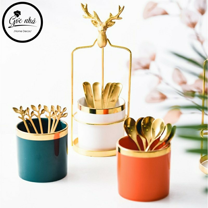 Giỏ muỗng/nĩa đầu huơu