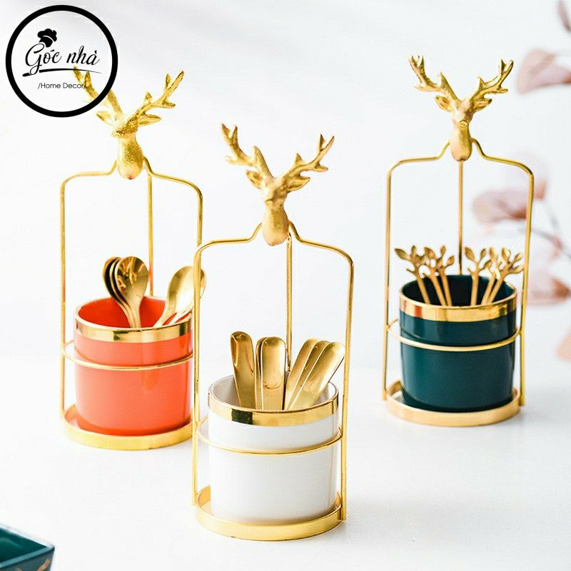 Giỏ muỗng/nĩa đầu huơu