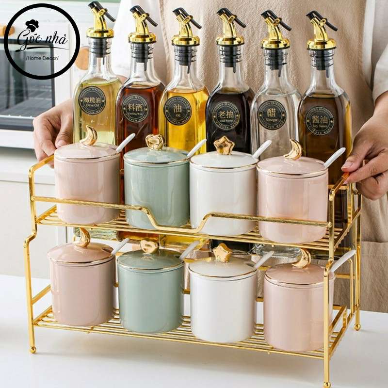 Set gia vị pastel 11/15 chi tiết