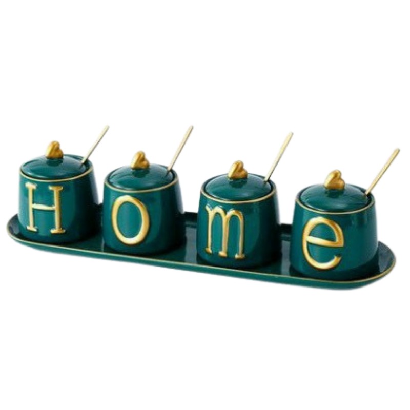 Set hũ gia vị HOME 4 hũ