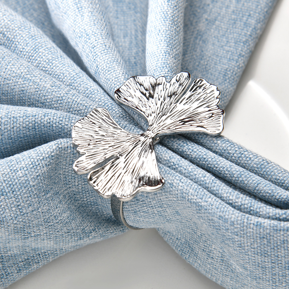 Napkin Rings Gingko - Vòng khăn lá gingko