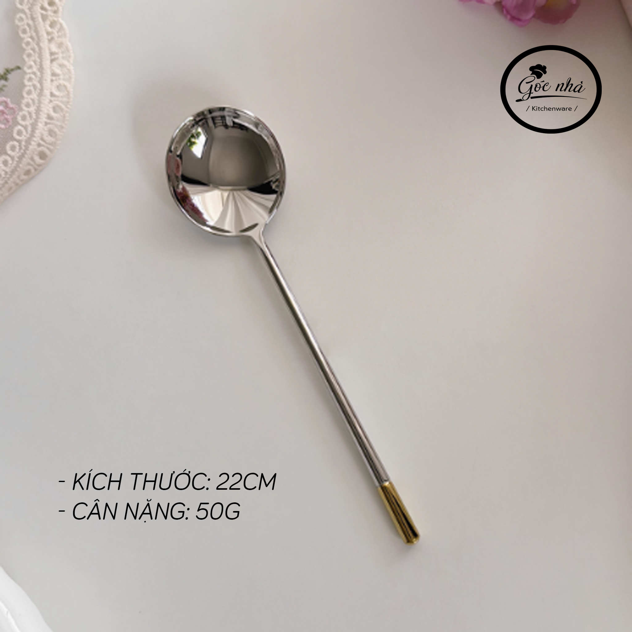 Suncrest Cutlery - Họa tiết chuôi vàng