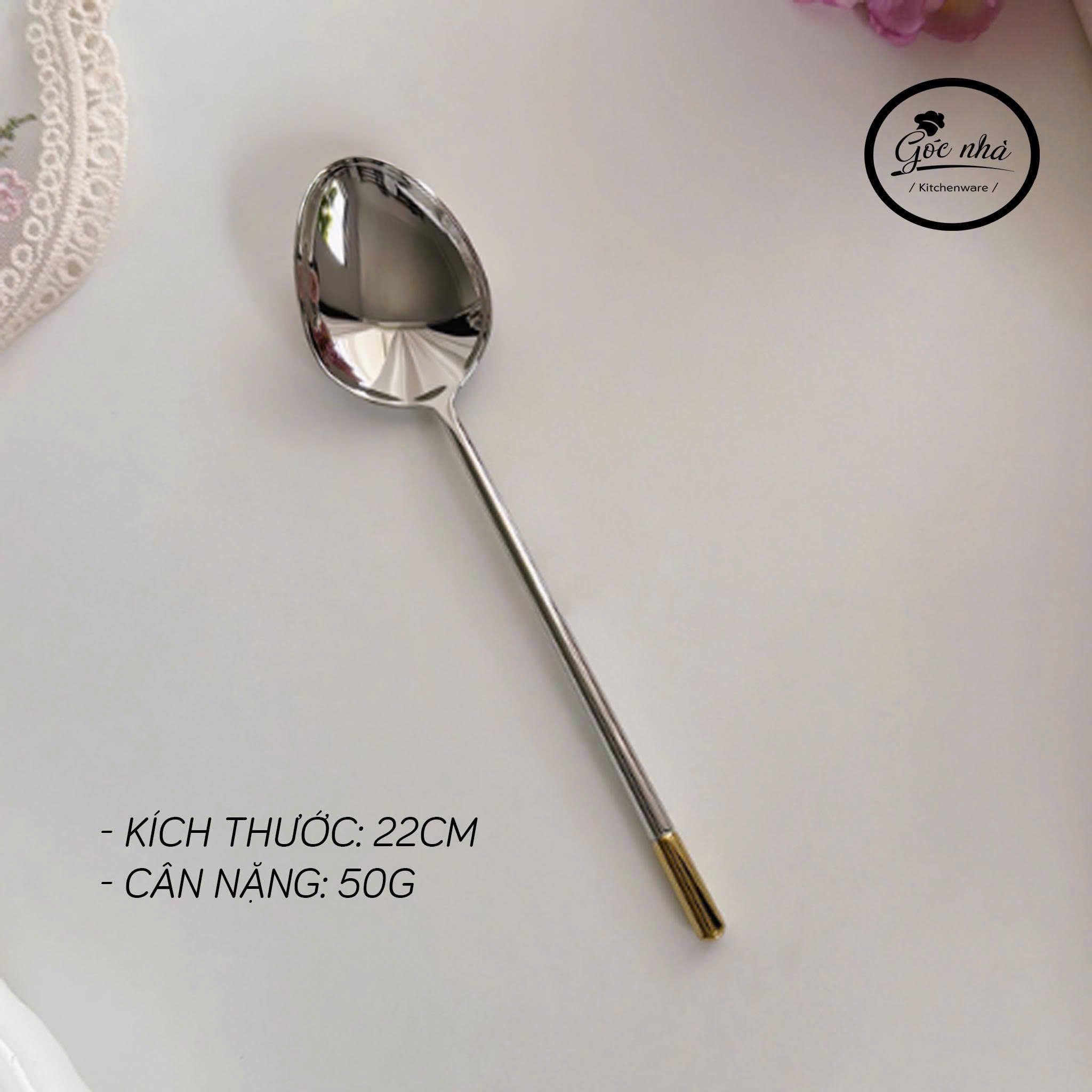 Suncrest Cutlery - Họa tiết chuôi vàng
