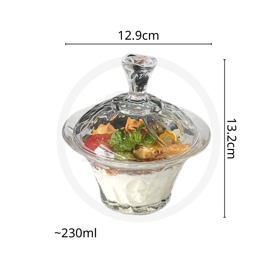 Khay Đựng Bánh Thủy Tinh Cao Cấp