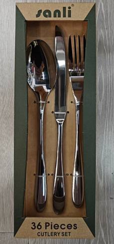 Set Shiny Cutlery 12*3 pcs