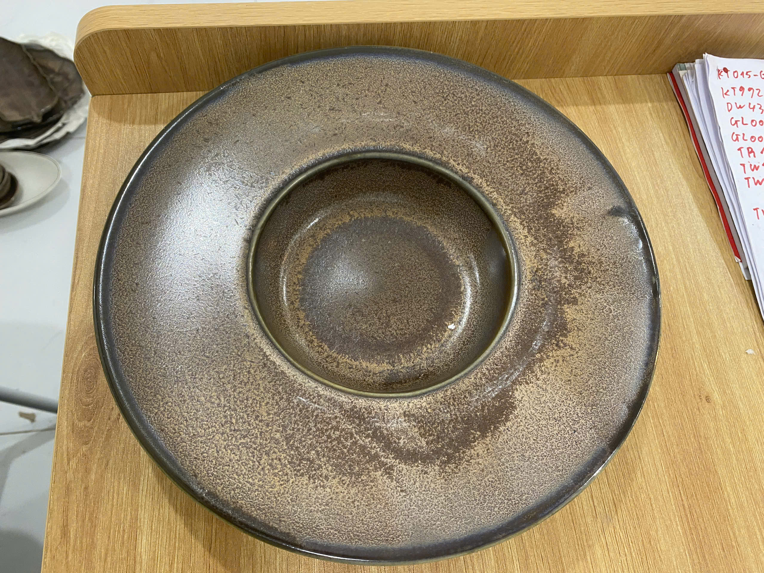 BST Bazan men hỏa biến nâu trầm tích