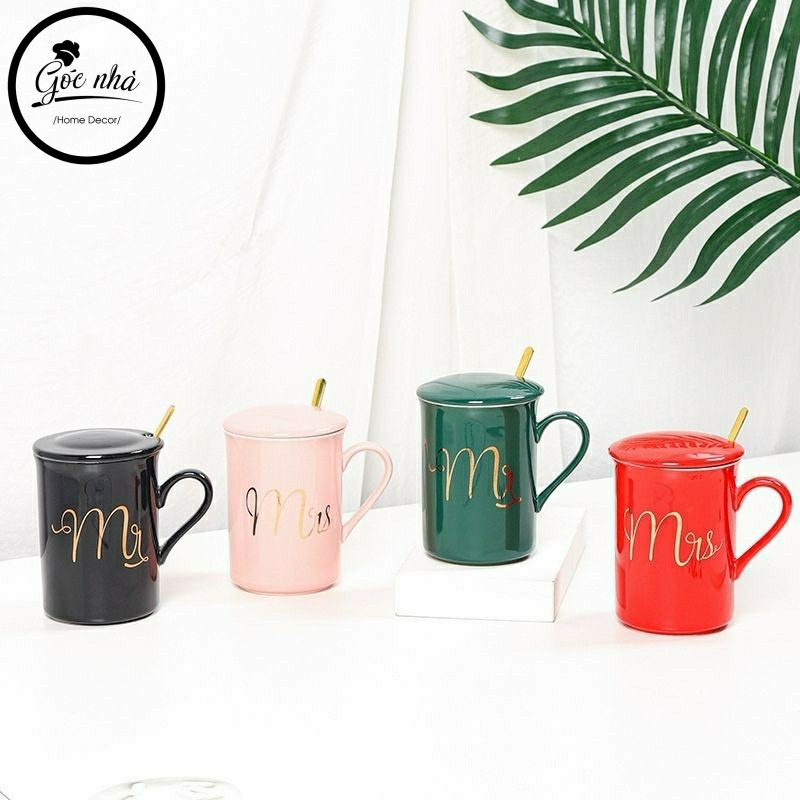 Ly sứ Mr&Mrs quai cùng màu