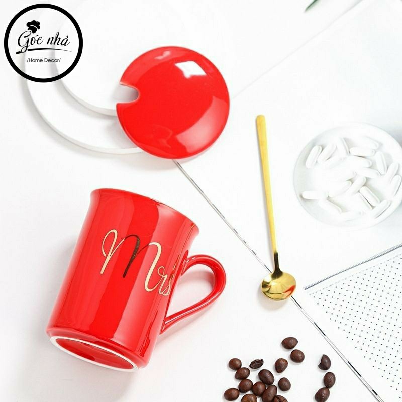 Ly sứ Mr&Mrs quai cùng màu