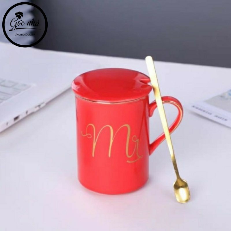 Ly sứ Mr&Mrs quai cùng màu