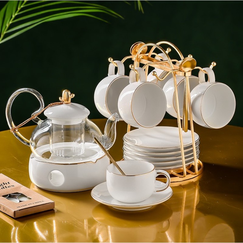 Set Trà Cactus Đế Nến