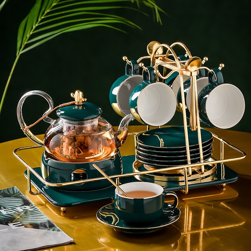 Set Trà Cactus Đế Nến