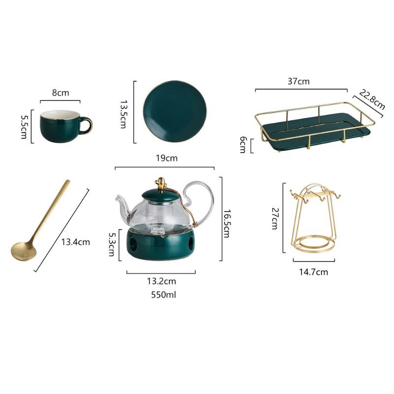 Set Trà Cactus Đế Nến