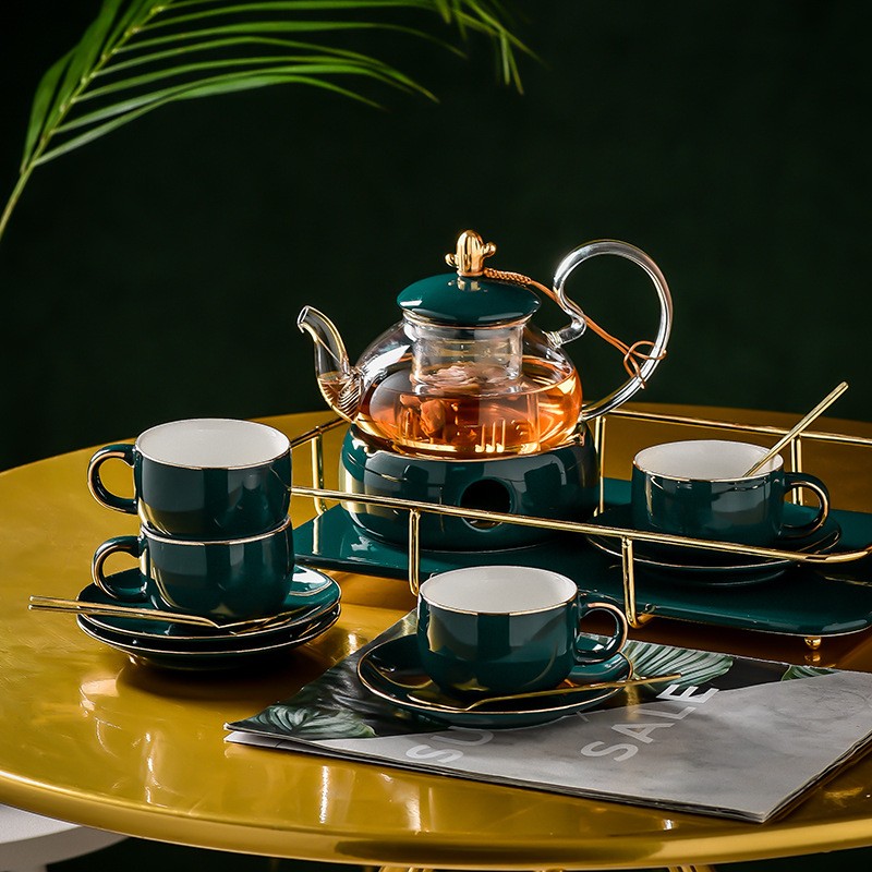 Set Trà Cactus Đế Nến