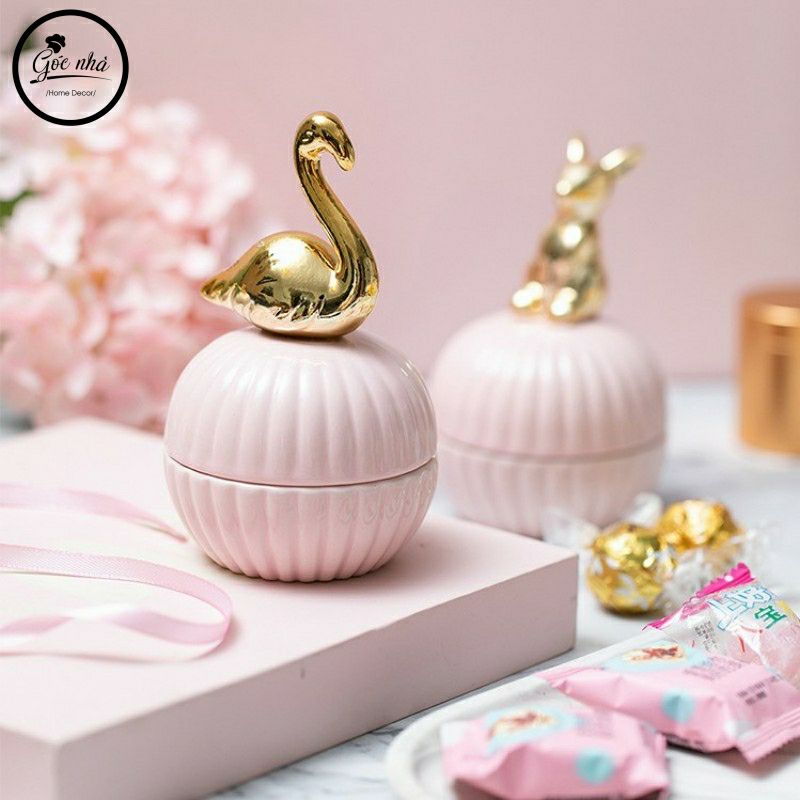 Hũ Kẹo Sứ Kẻ Tăm Animal