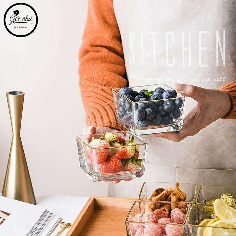 Khay Mứt Khung Gỗ Hủ Thủy Tinh