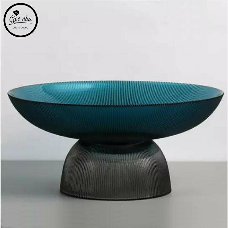 Khay Trái Cây Thủy Tinh Tăm Đại 35cm