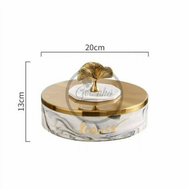 Khay mứt GINGKO LEAVES