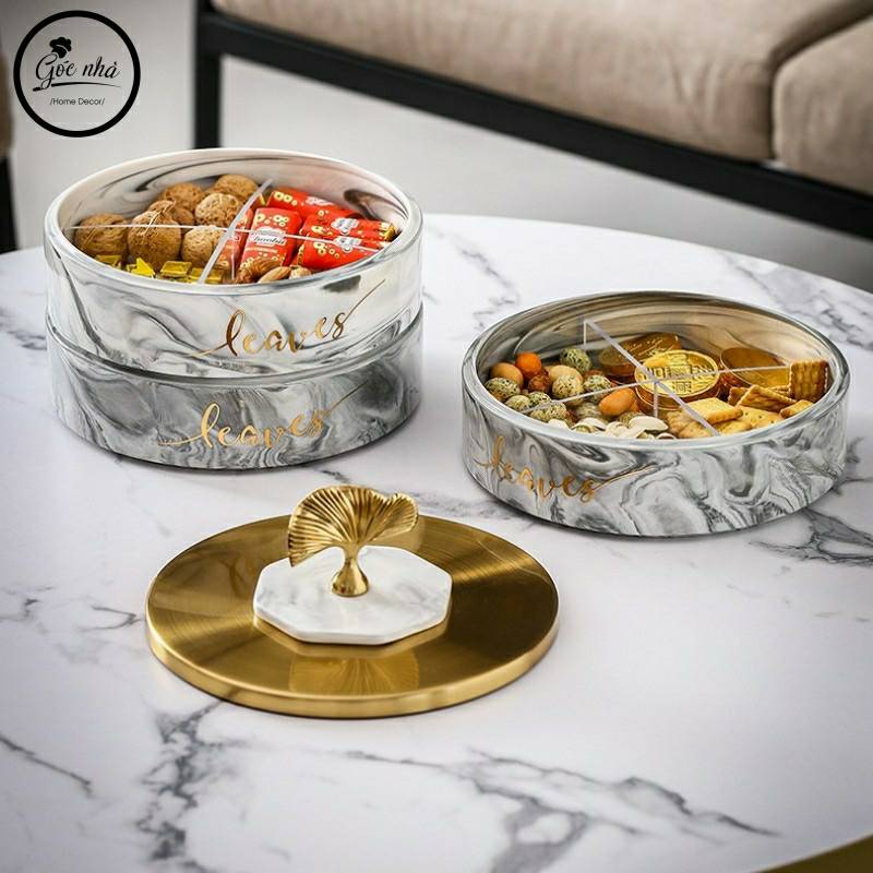 Khay mứt GINGKO LEAVES