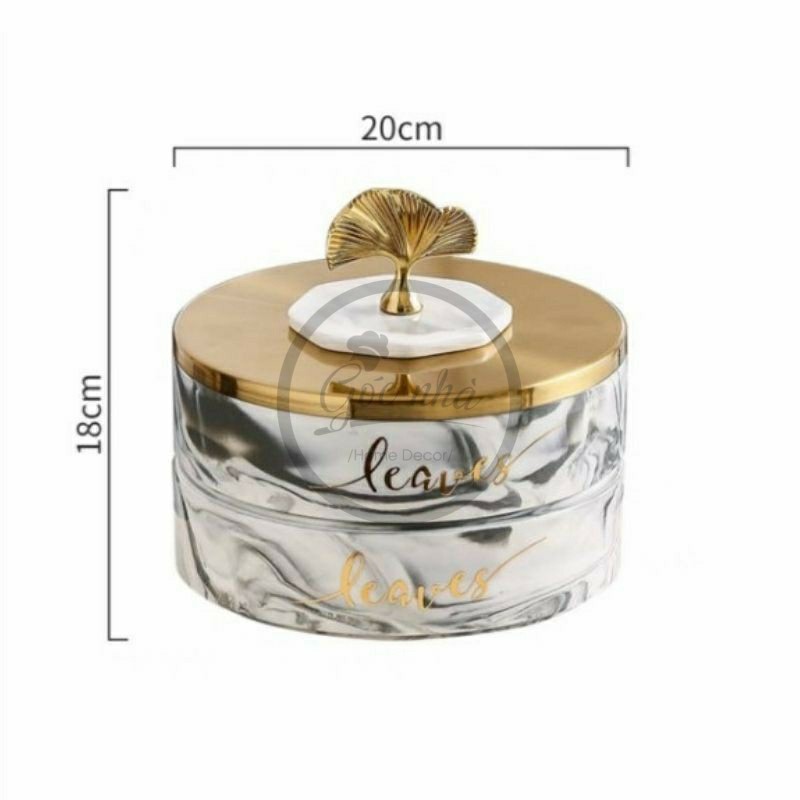 Khay mứt GINGKO LEAVES