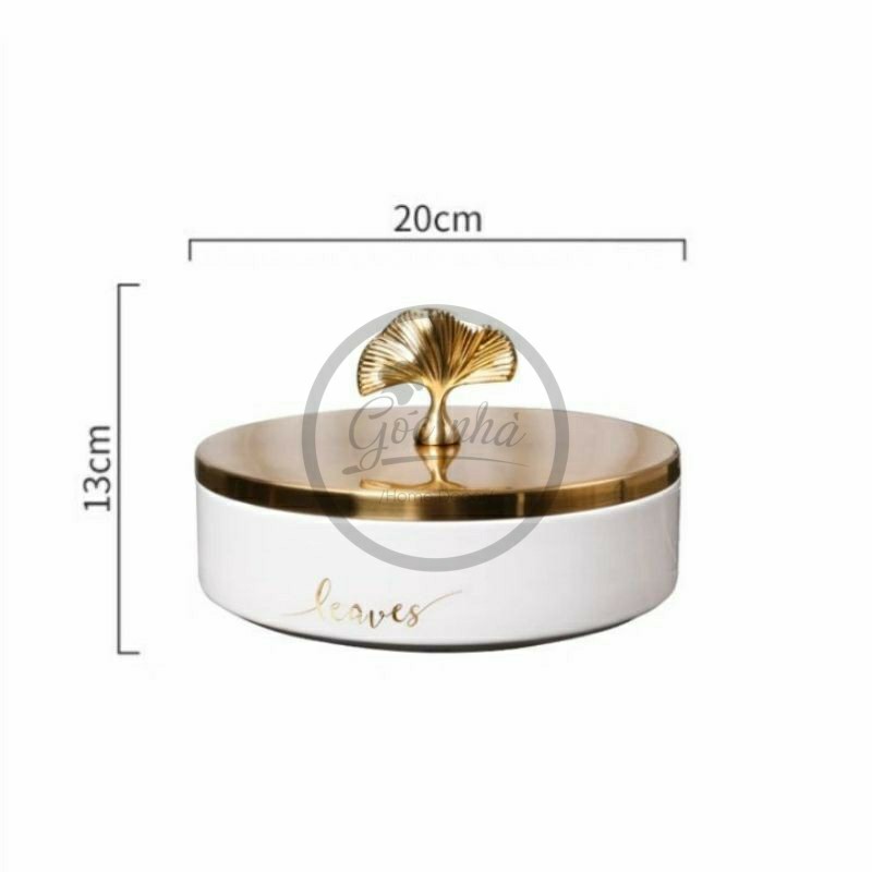 Khay mứt GINGKO LEAVES