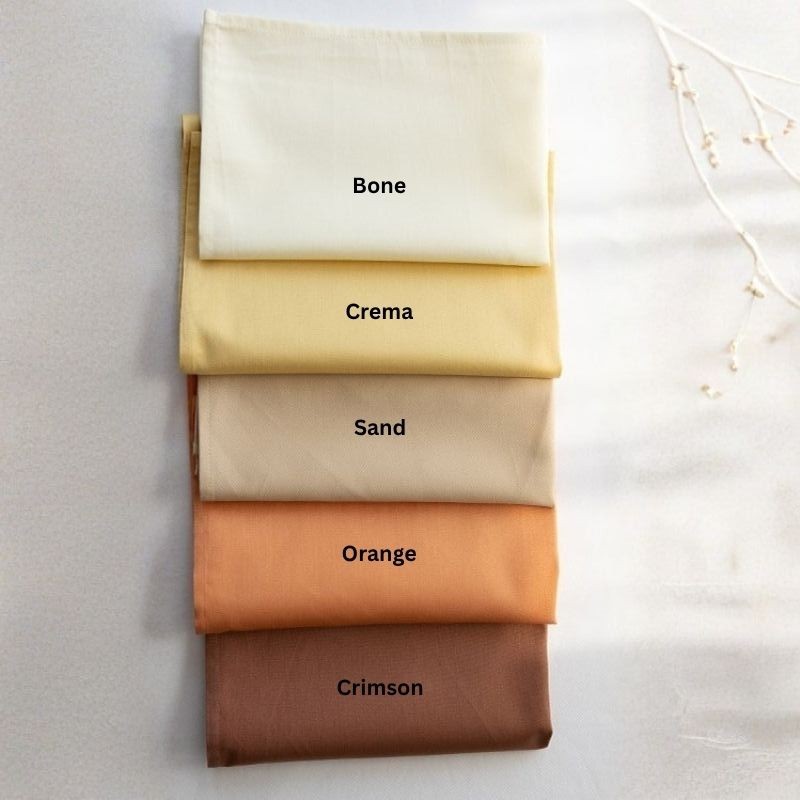 Khăn ăn Cotton trơn/họa tiết nổi