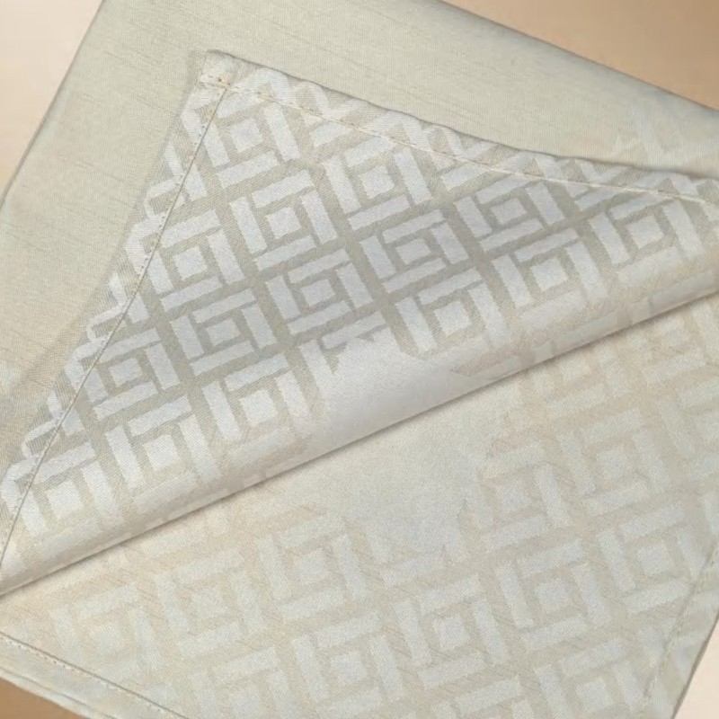 Khăn ăn Cotton trơn/họa tiết nổi