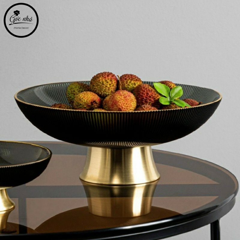 Khay pha lê vân sần