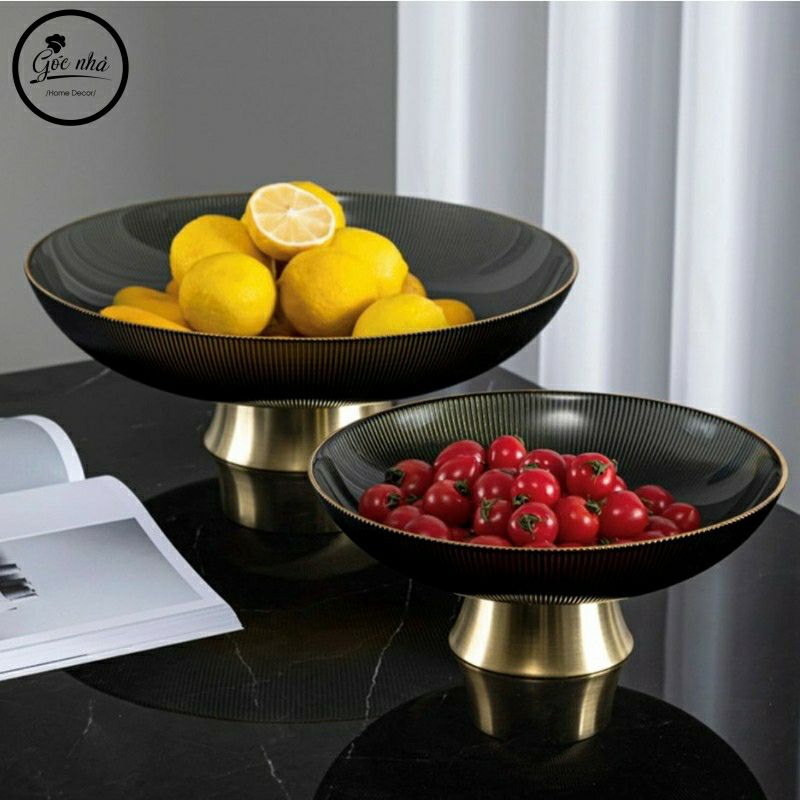 Khay pha lê vân sần