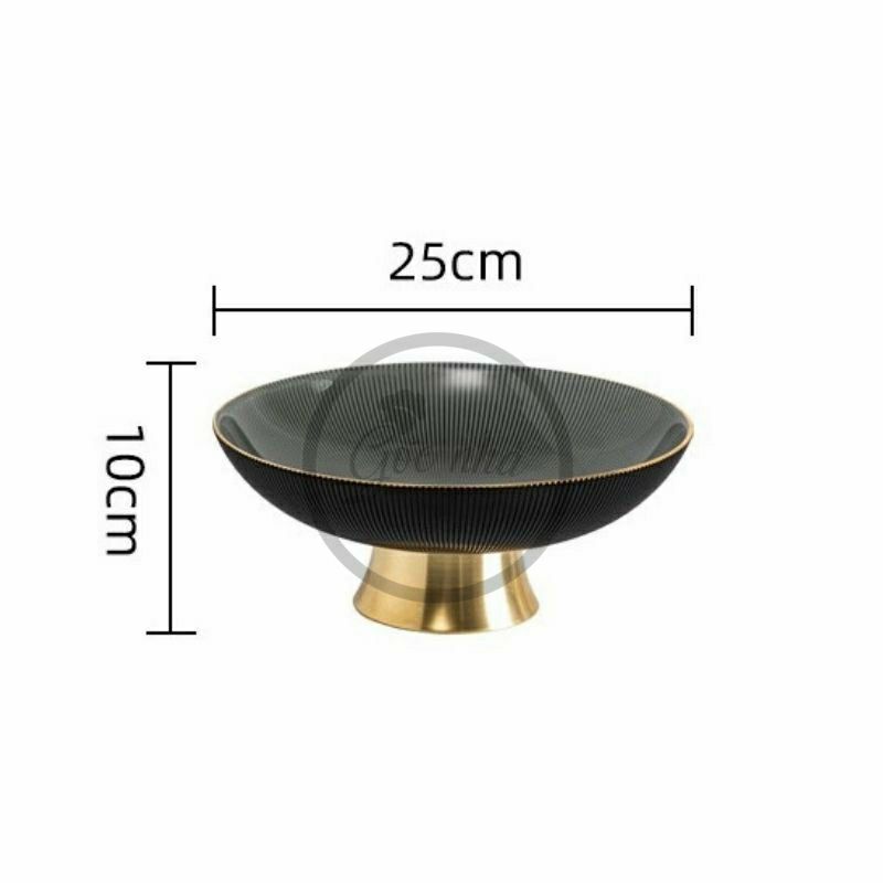 Khay pha lê vân sần