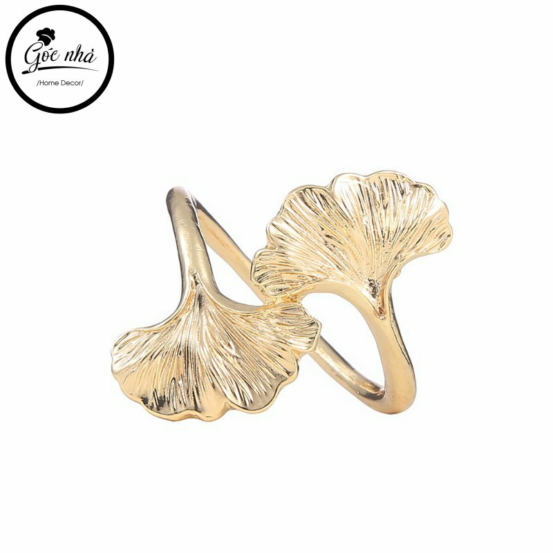 Napkin Rings Gingko - Vòng khăn lá gingko