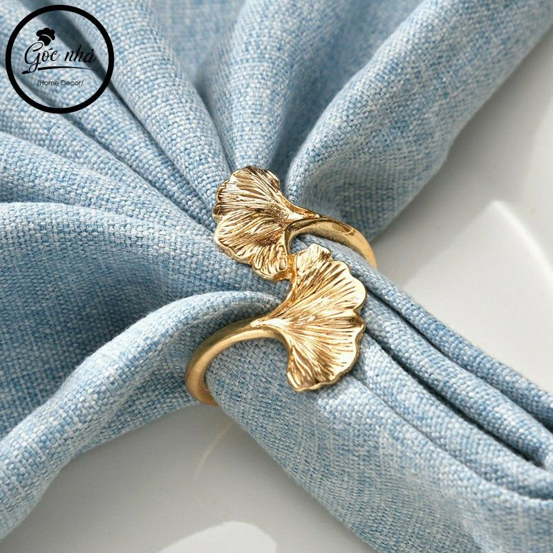 Napkin Rings Gingko - Vòng khăn lá gingko