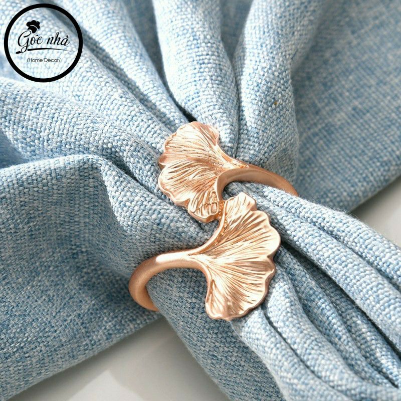 Napkin Rings Gingko - Vòng khăn lá gingko