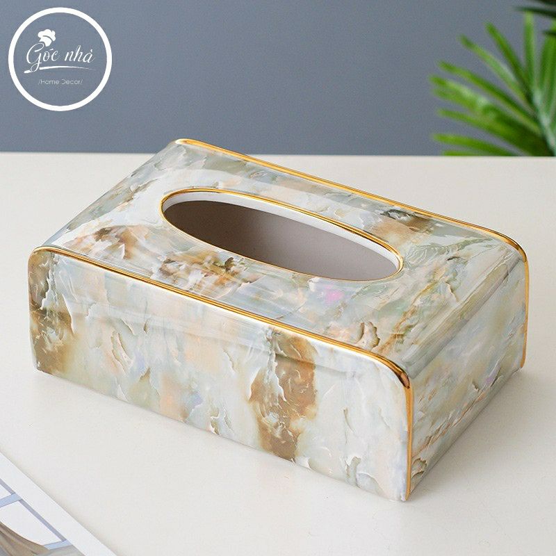 Hộp giấy vân đá xà cừ