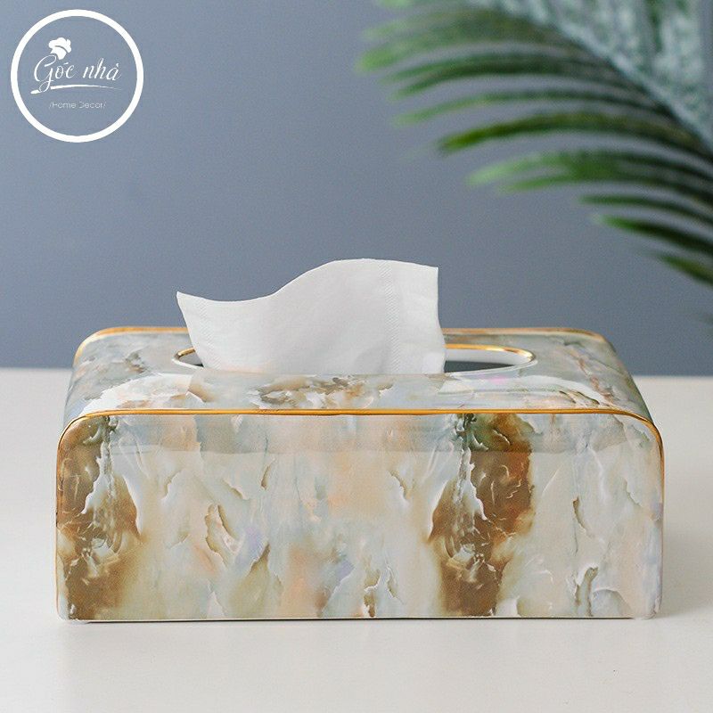 Hộp giấy vân đá xà cừ