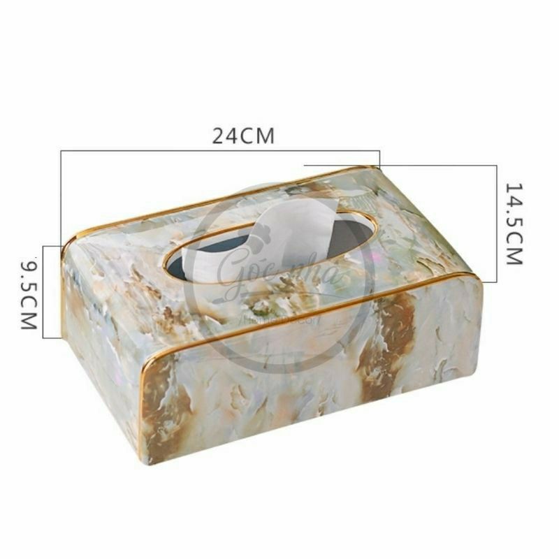 Hộp giấy vân đá xà cừ