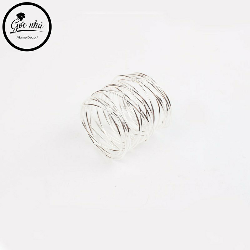 Napkin Rings roll - Vòng khăn vòng thép