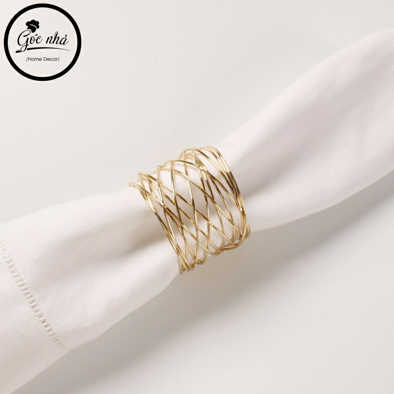 Napkin Rings roll - Vòng khăn vòng thép