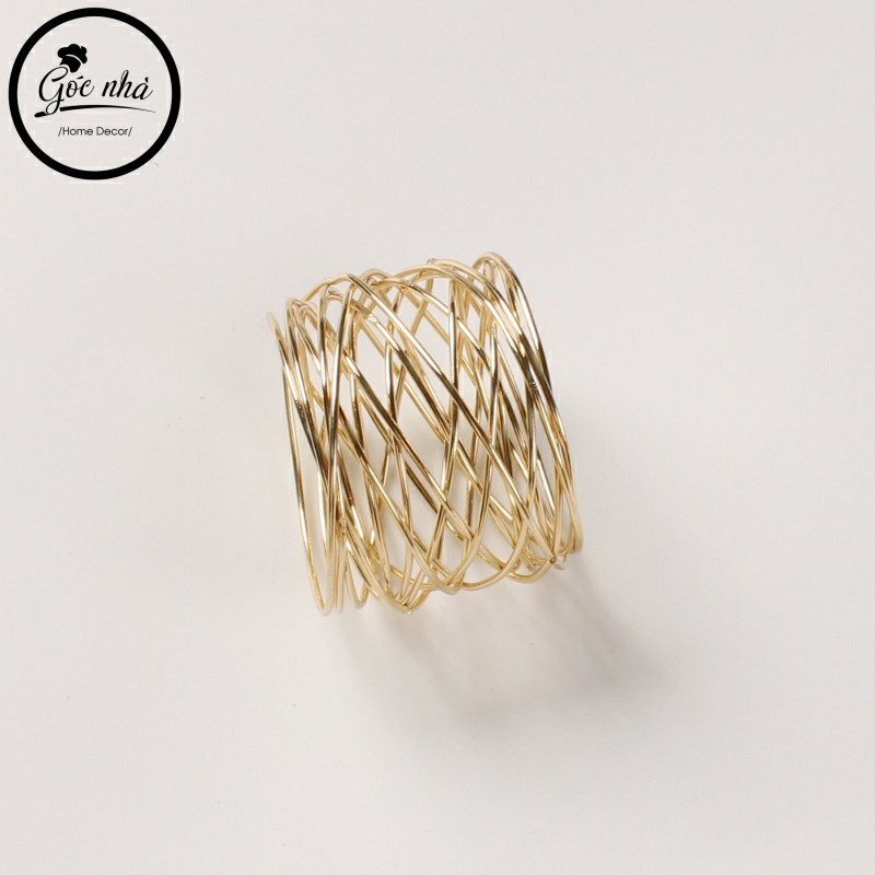 Napkin Rings roll - Vòng khăn vòng thép