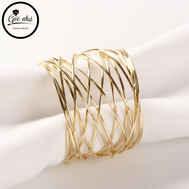 Napkin Rings roll - Vòng khăn vòng thép