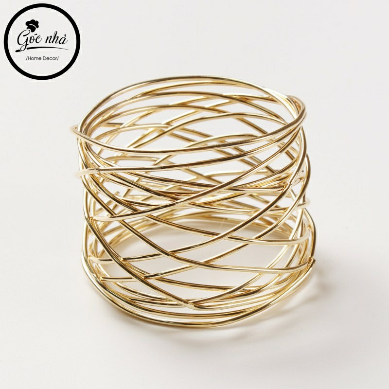 Napkin Rings roll - Vòng khăn vòng thép