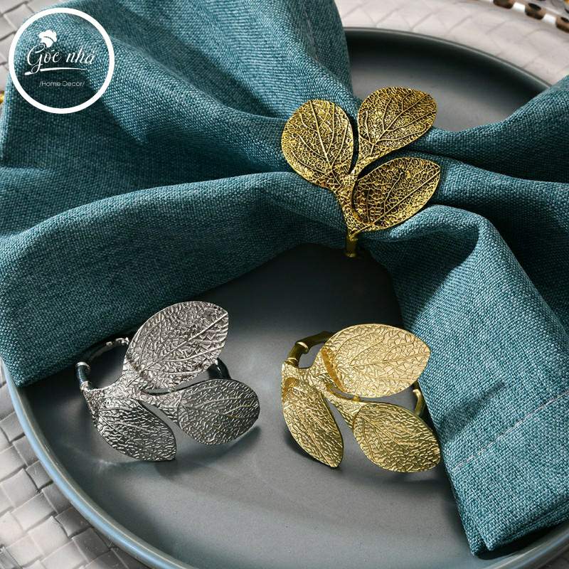 Napkin rings 3Leaves - vòng khăn 3 lá