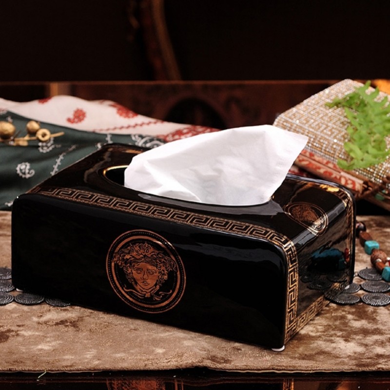 Hộp để khăn giấy Versace