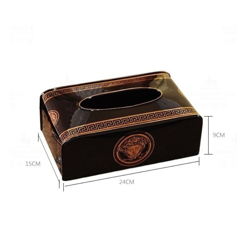 Hộp để khăn giấy Versace