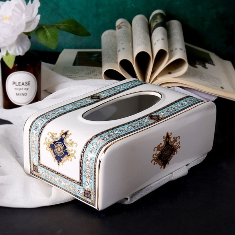 Hộp để khăn giấy Versace