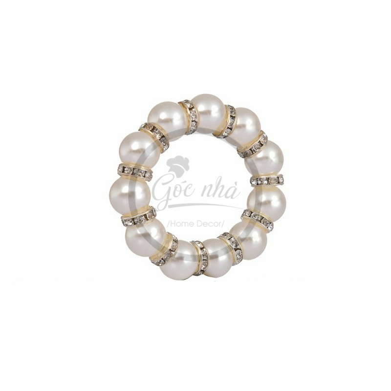 Napkin rings Pearl- Vòng khăn chuỗi hạt