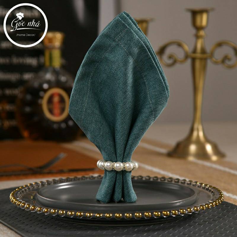 Napkin rings Pearl- Vòng khăn chuỗi hạt