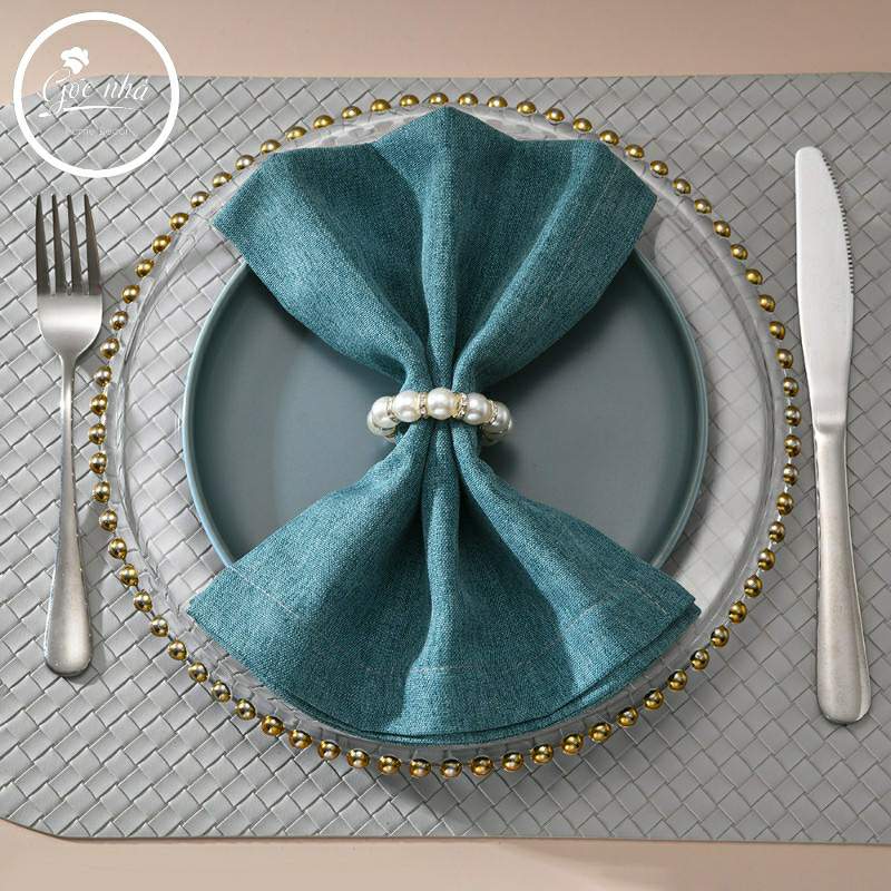 Napkin rings Pearl- Vòng khăn chuỗi hạt