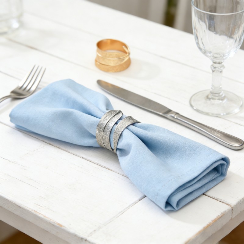 Napkin ring- Vòng khăn lá lúa cuốn dài Riceleaf