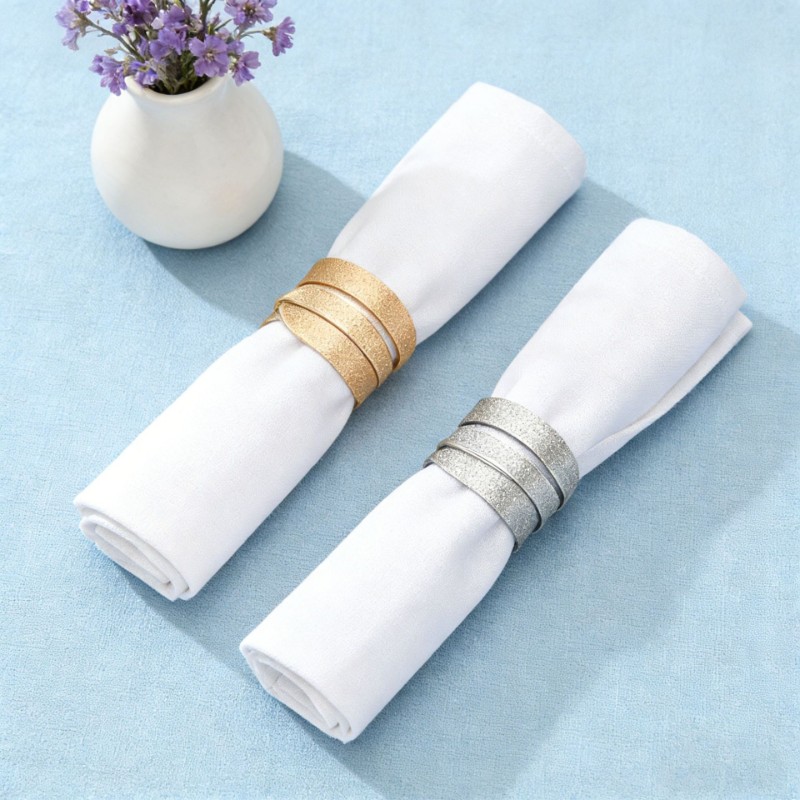 Napkin ring- Vòng khăn lá lúa cuốn dài Riceleaf
